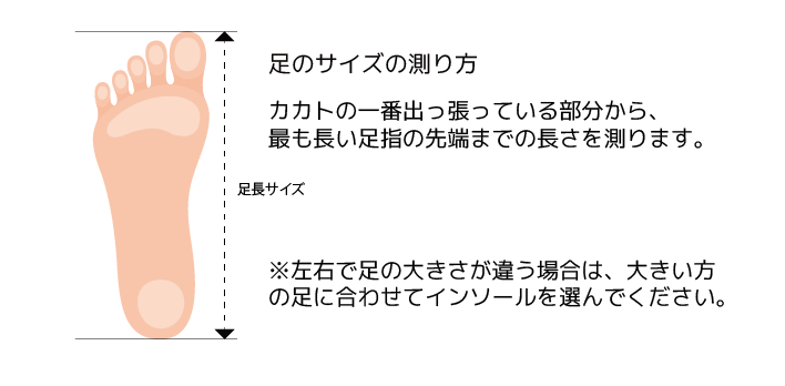 サイズ／タイプの選び方